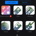iPhone GarageBandのLive Loopsで超簡単にエレクトロニック・ミュージックを作る方法