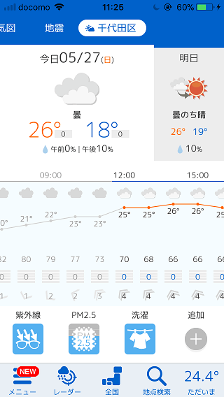 梅雨やゲリラ豪雨に備えよう 日本気象協会のtenki Jpアプリの天気情報が見やすくておすすめ